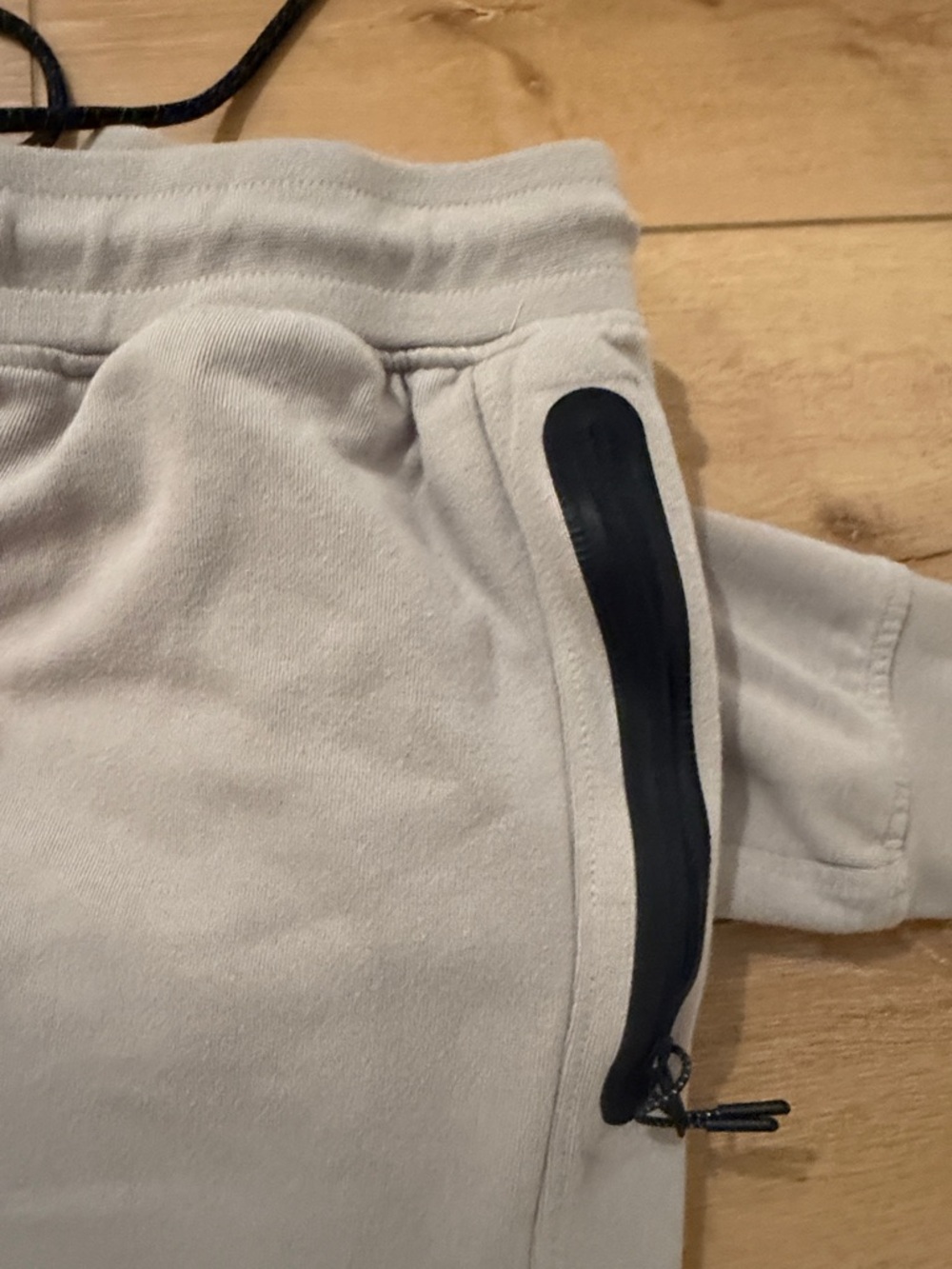 CSG Light Gray Two-Piece Hoodie & Jogger Set with Black Trim - Picture 4 of 12